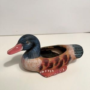 Vintage hand Painted Duck